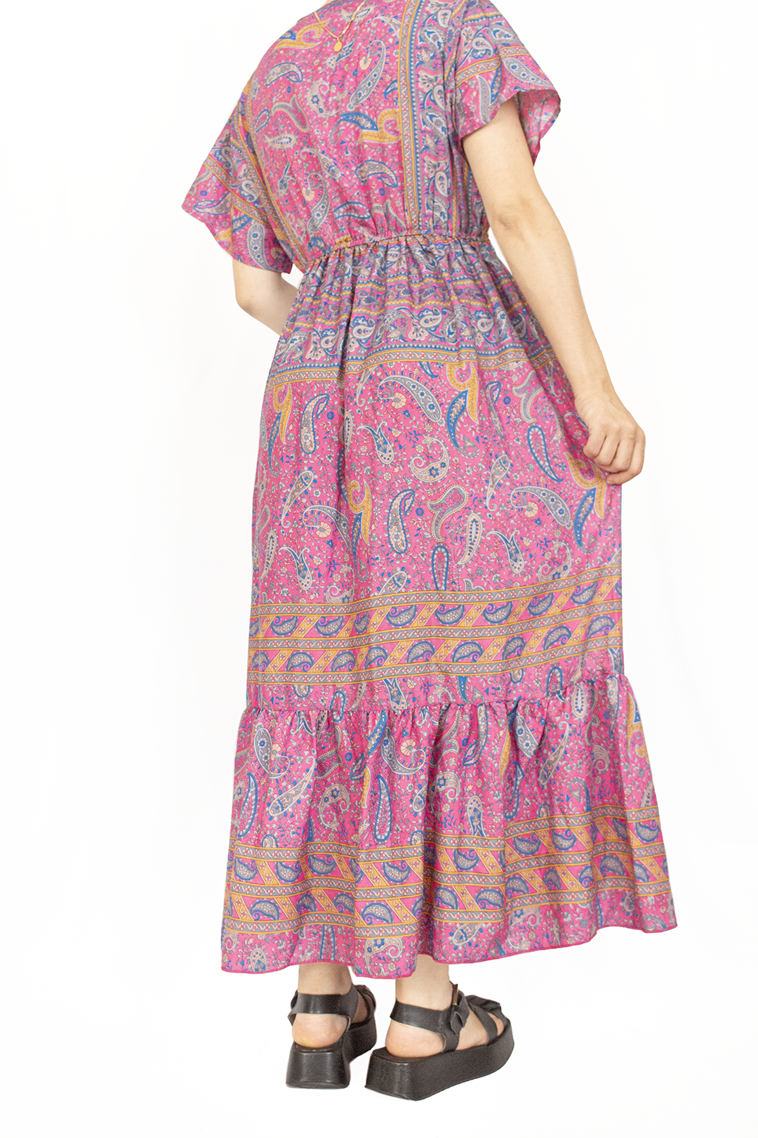 Vestido com seda (M)