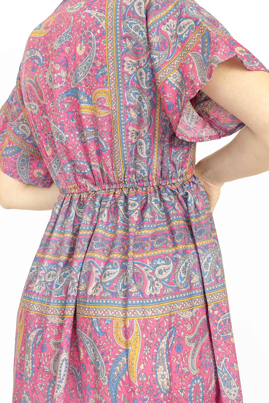 Vestido com seda (M)